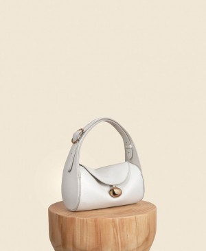 Bolsa De Hombro Cafuné Drop Duffel Mujer Blancos | BSB6253NN