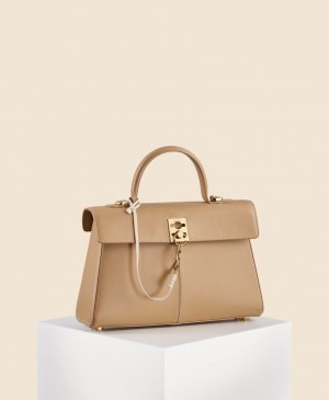 Bolsa De Hombro Cafuné Stance Bag Mujer Beige | NKN186MG