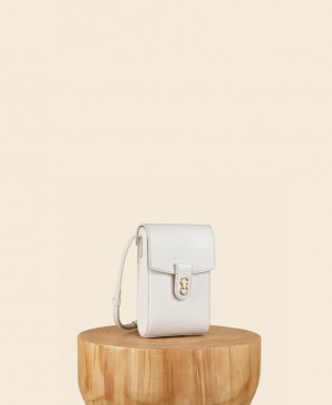 Bolsas Hombro Cafuné Trunk Box Mujer Blancos | NOM9684VB