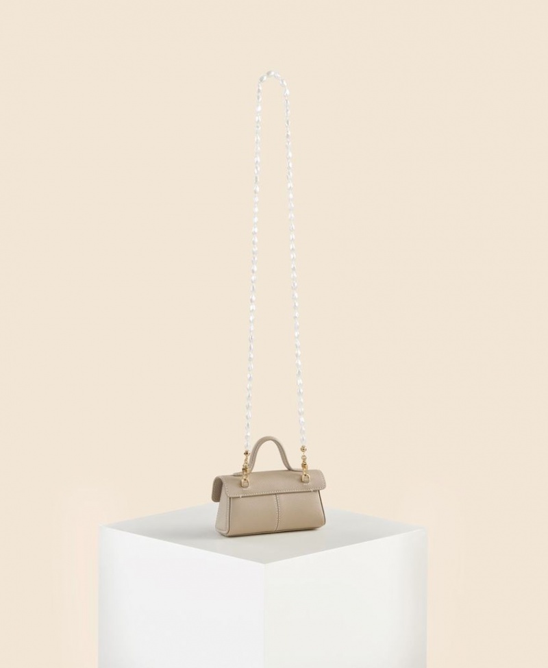 Bolsas Mini Cafuné Mini Stance Box Set Mujer Beige | VTR3038AL