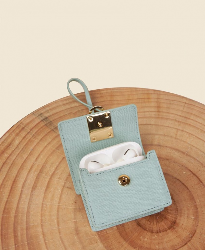 Bolsas Mini Cafuné Stance Pod AirPods Case Mujer Verdes | CBE829QS