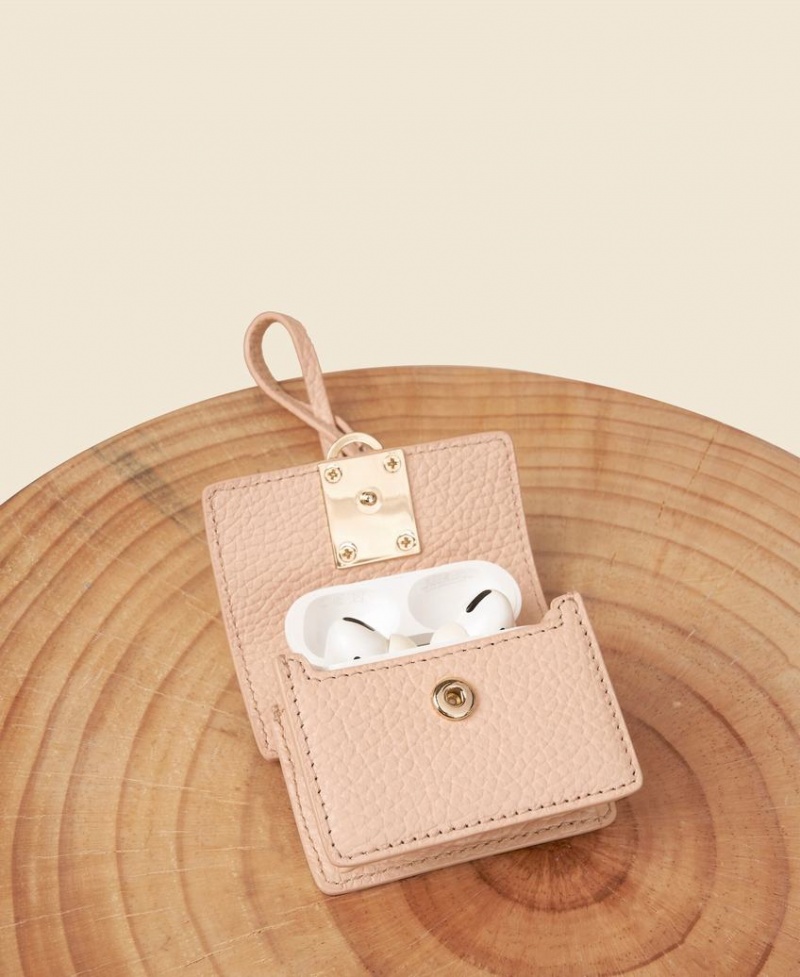 Bolsas Mini Cafuné Stance Pod AirPods Case Mujer Rosas | QLV9236GD