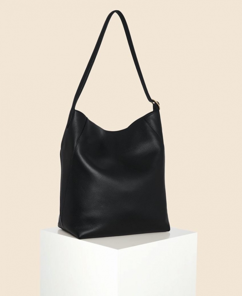 Bolso Tote Cafuné Drop Hobo Mujer Negros | UFX6735AK